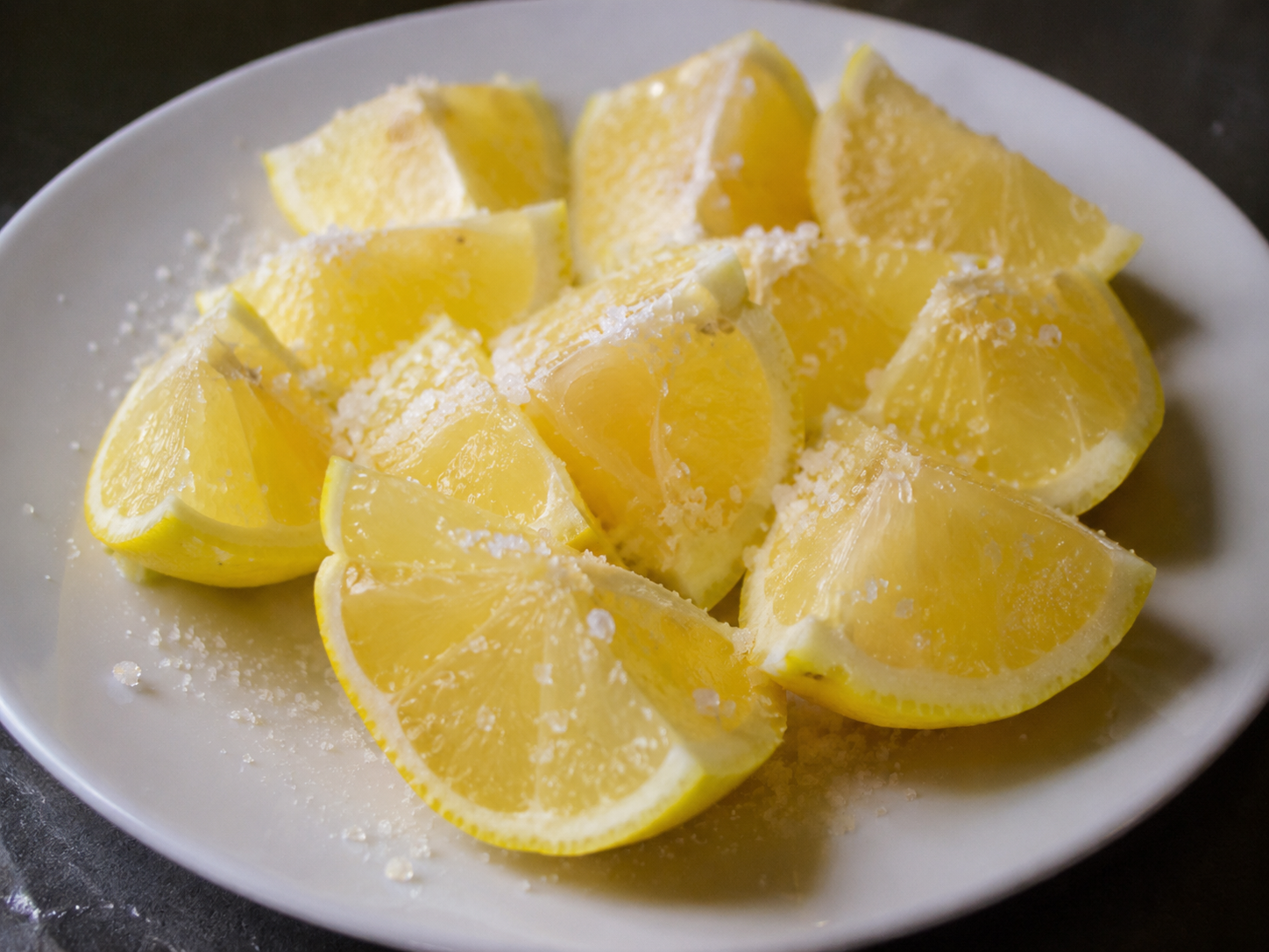 Lemons and salt